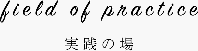 field of practice 実践の場